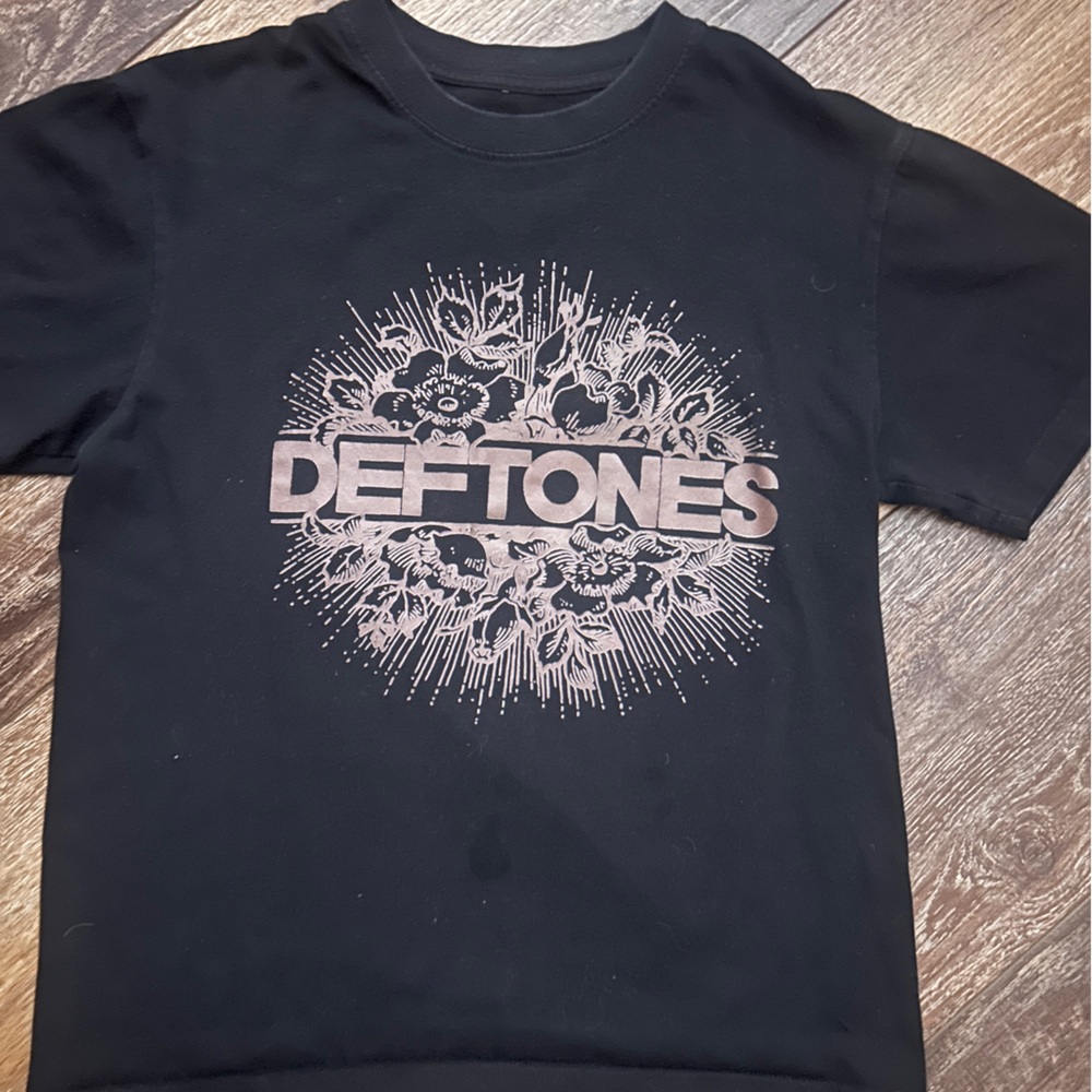 Black Deftones Graphic T-Shirt